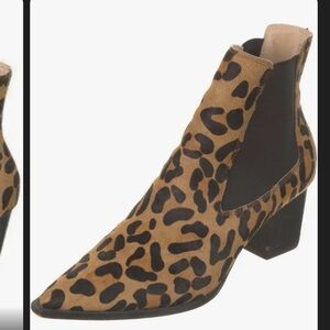 Neiman Marcus pony leopard print Chelsea boot
